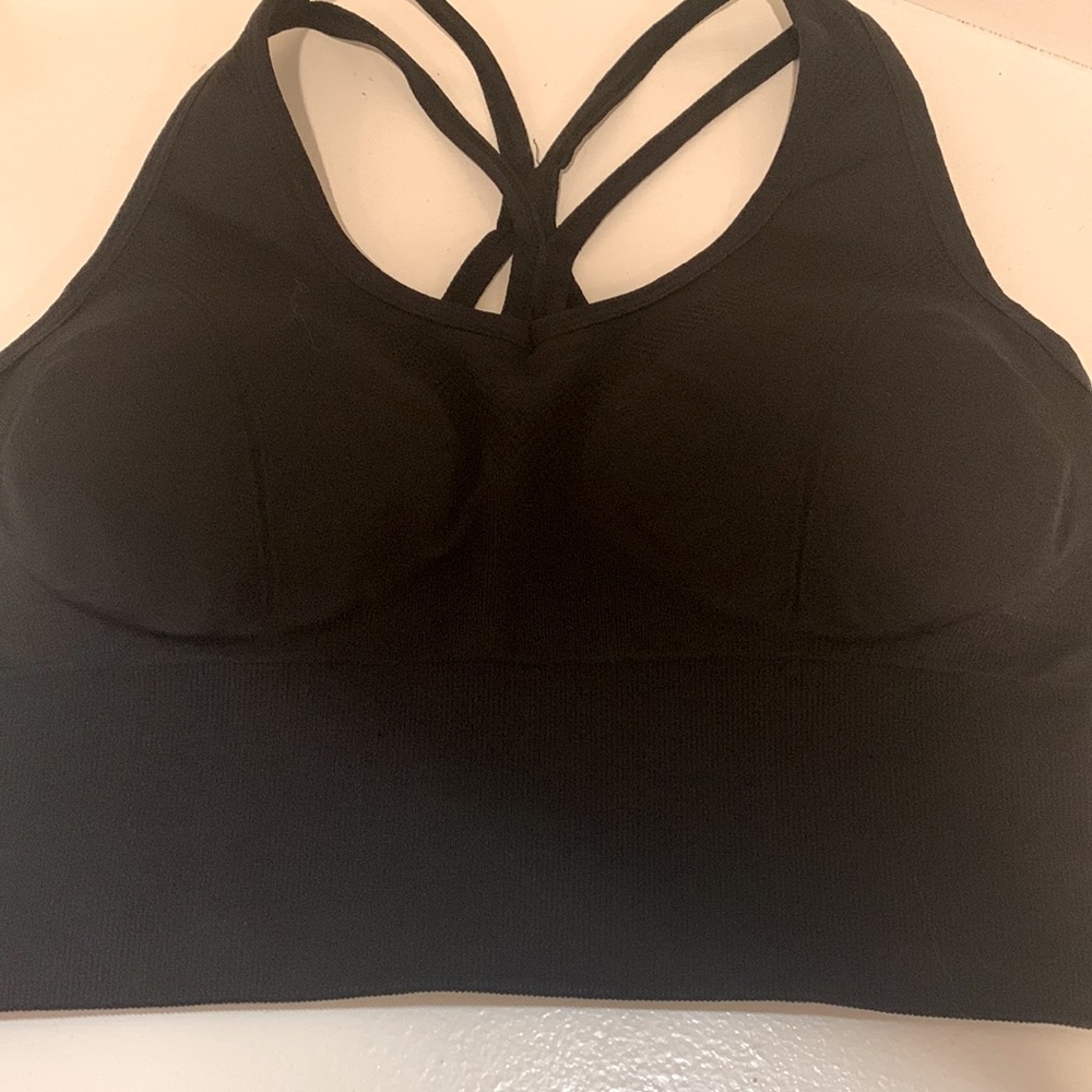 New with Tags! Black Sports Bra by Bally’s Total Fitness - Picture 4 of 9